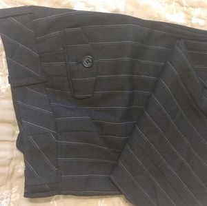 LOFT pinstripe wool dress pants